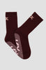 KX GRIP Crew Socks - Burgundy